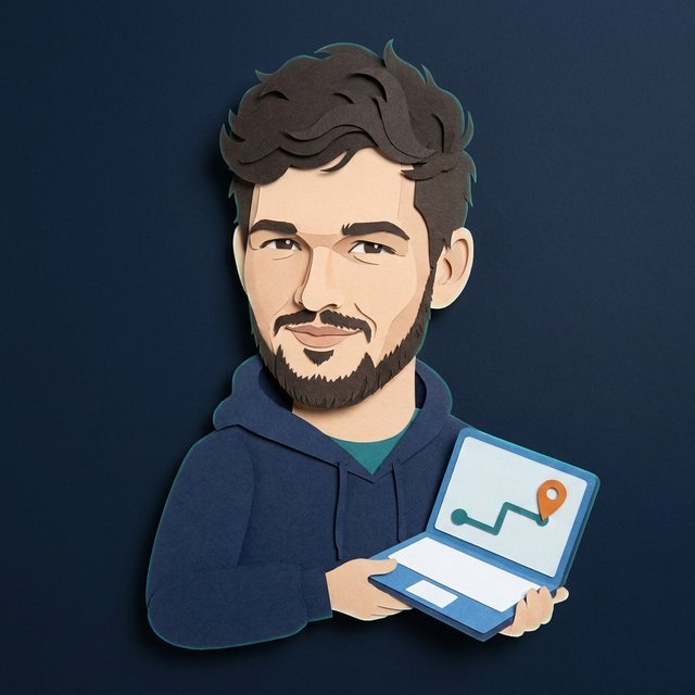 Papieren portret van Mario van Rooij